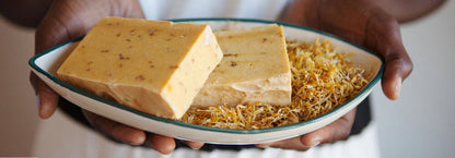 IYOBA handmade lemongrass turmeric artisan soap